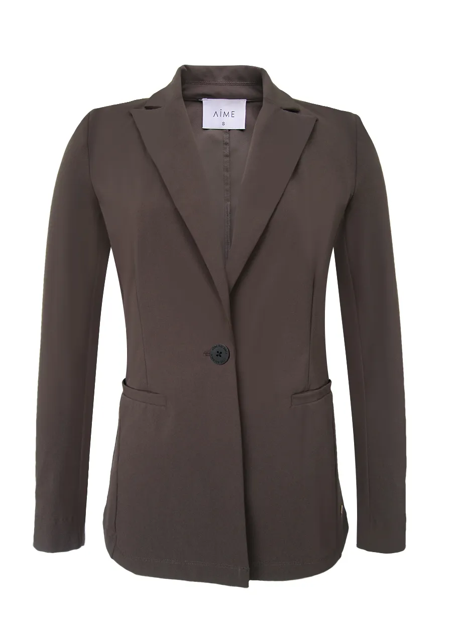 AIME – ROXY BLAZER – ESPRESSO BROWN