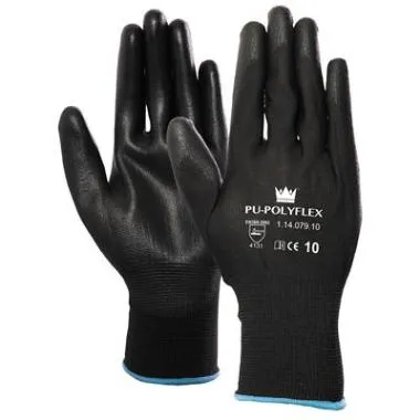 114079 PU/POLYESTER HANDSCHOEN (DOOS 240 PAAR) (MATEN 711)  1.14.079.00