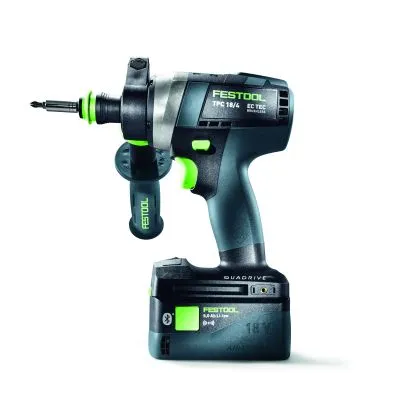 ACCU SCHROEFKLOPBOORMACHINE FESTOOL QUADRIVE TPC 18/4 5,0/4,0 IPLUS