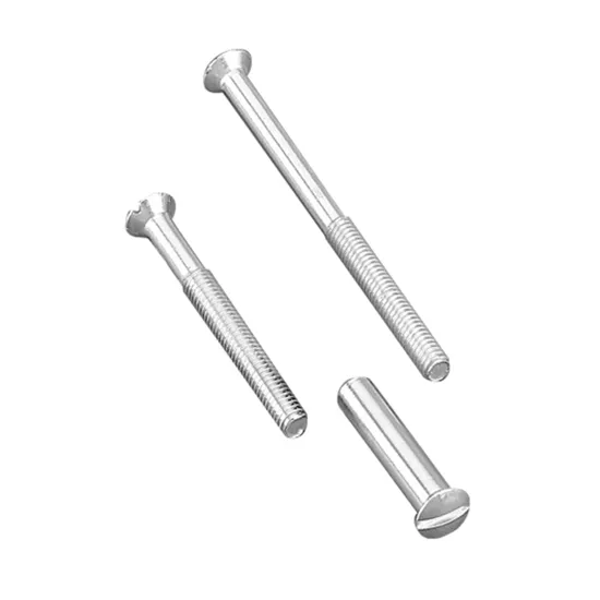 AMI PATENTBOUT COMPLEET SCHROEF + HULS M4X38MM VERNIKKELD