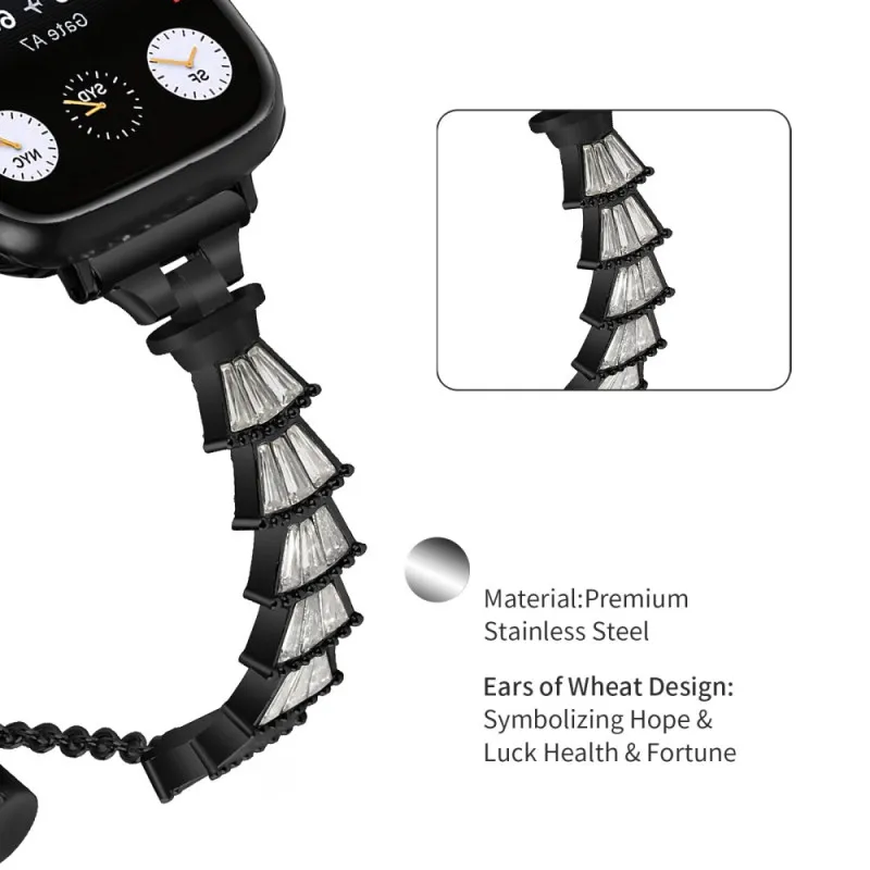 Apple Watch Band Series 46mm tot 42mm / SE / Ultra 49mm Gestileerd