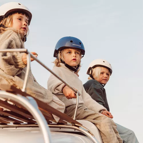 BANWOOD KLASSIEKE KINDERHELM  GROEN  