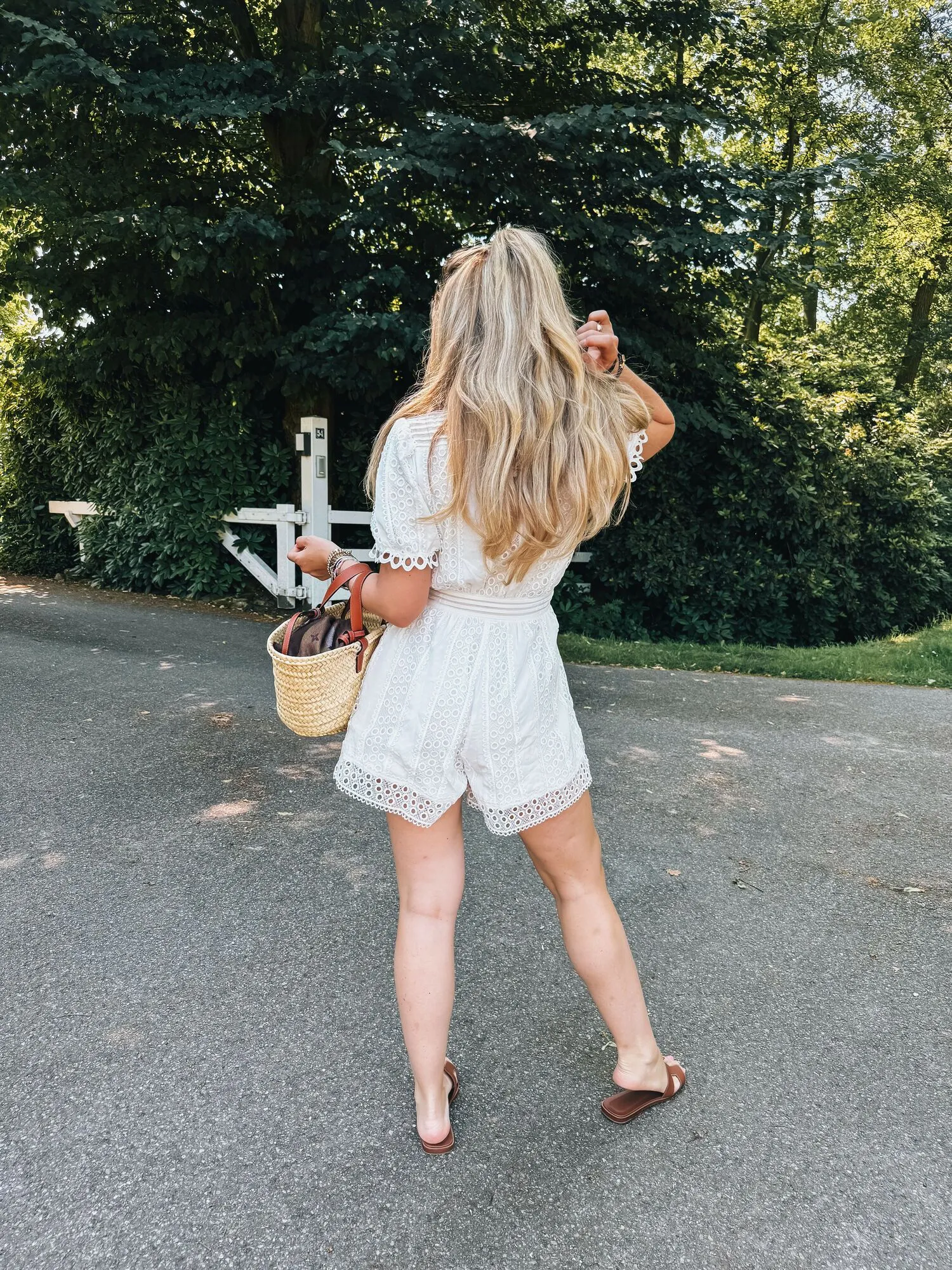 By Hilke Playsuit Jaël White