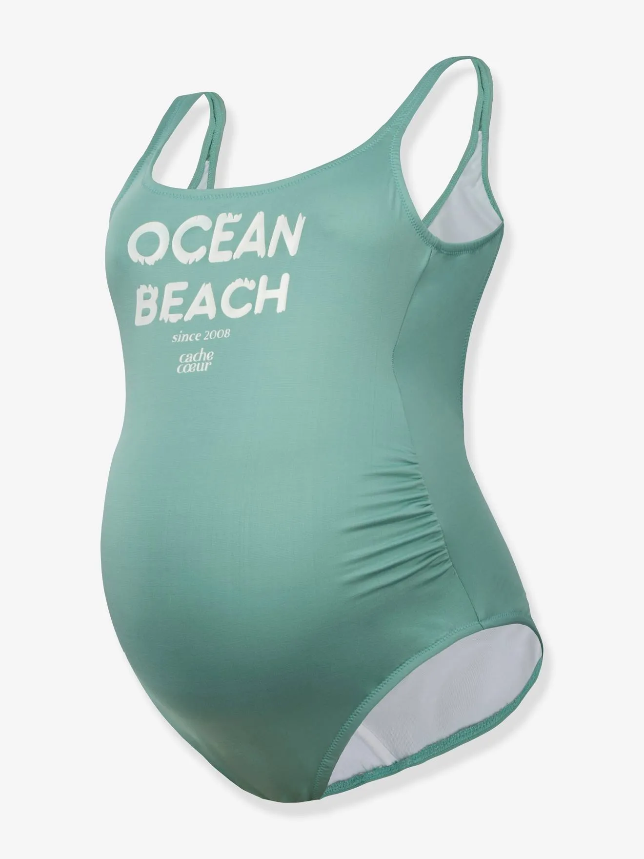 CACHE COEUR  ZWANGERSCHAPSBADPAK OCEAN BEACH CACHE HEART  GROEN