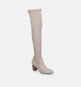 Essenza Overknees beige
