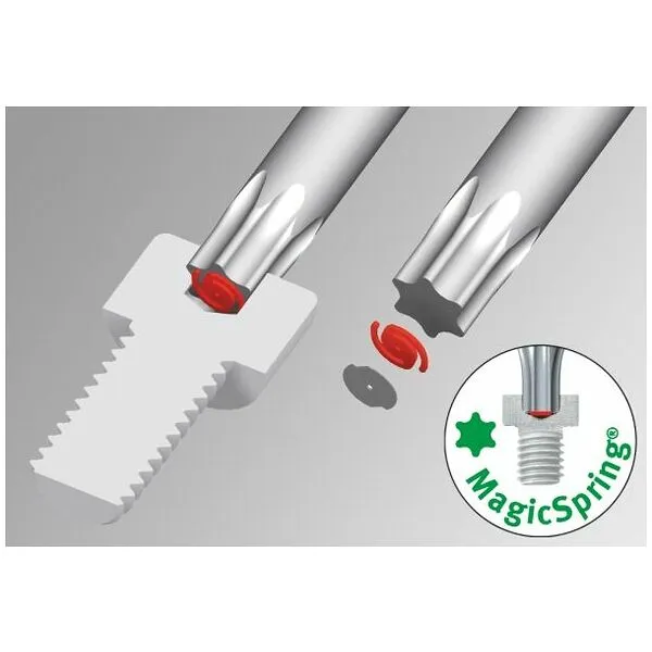 GARANT HAAKSE STIFTSLEUTEL VOOR TORX®, MET MAGICSPRING®KLEMFUNCTIE, TORX®PROFIEL: TX5