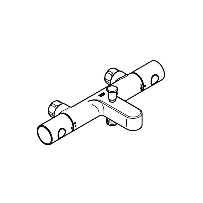 Grohe Badmengkraan 3477 Grohtherm 800 150Mm