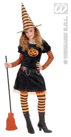 Heks Halloween Pompoen kostuum Elite