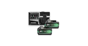 HIKOKI STARTERSET (2X MULTIVOLT ACCU BSL36A18 (18V5.0AH / 36V2.5AH) EN LADER UC18YSL3) UC18YSL3WHZ