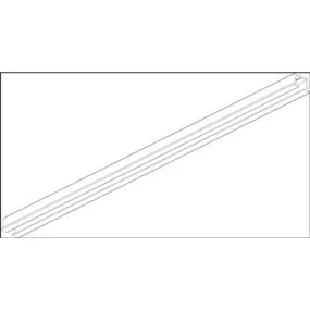 KS Inbouwrail compleet Wit 400cm
