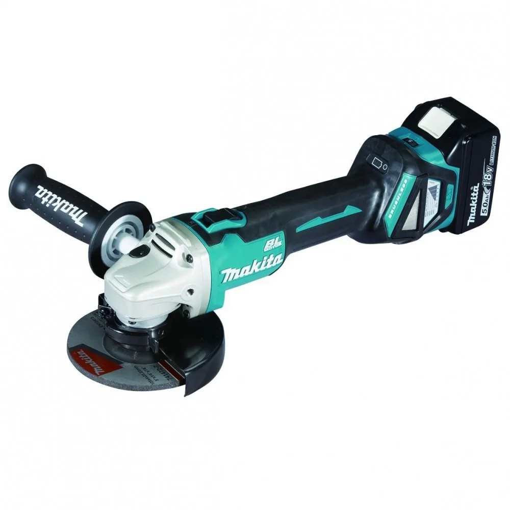 MAKITA AKU HAAKSE SLIJPER MET REGELING 125MM LIION LXT 18V/3,0AH, MAKPAC DGA511RFJ