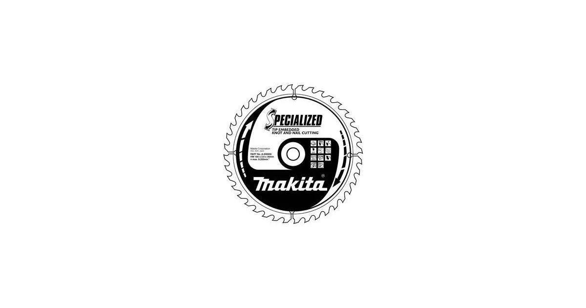 MAKITA HOUTZAAGBLAD SPECIALIZED MET VERZONKEN TANDEN 210X1,9X30 MM 24 TANDEN B09438