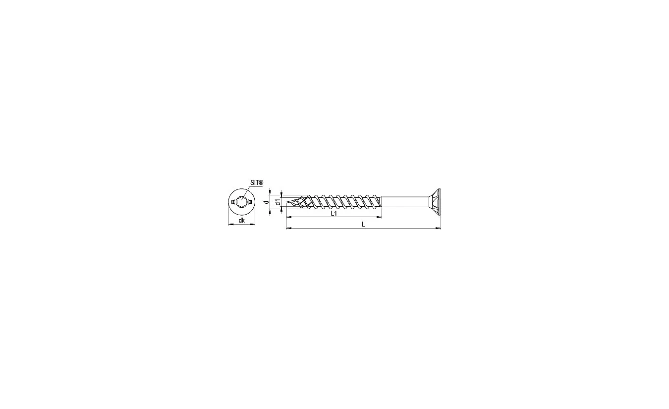REISSER DNS PLUS  6X90  100 STUKS  TORX