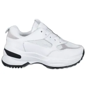 SHELOVET Witte sportsneakers