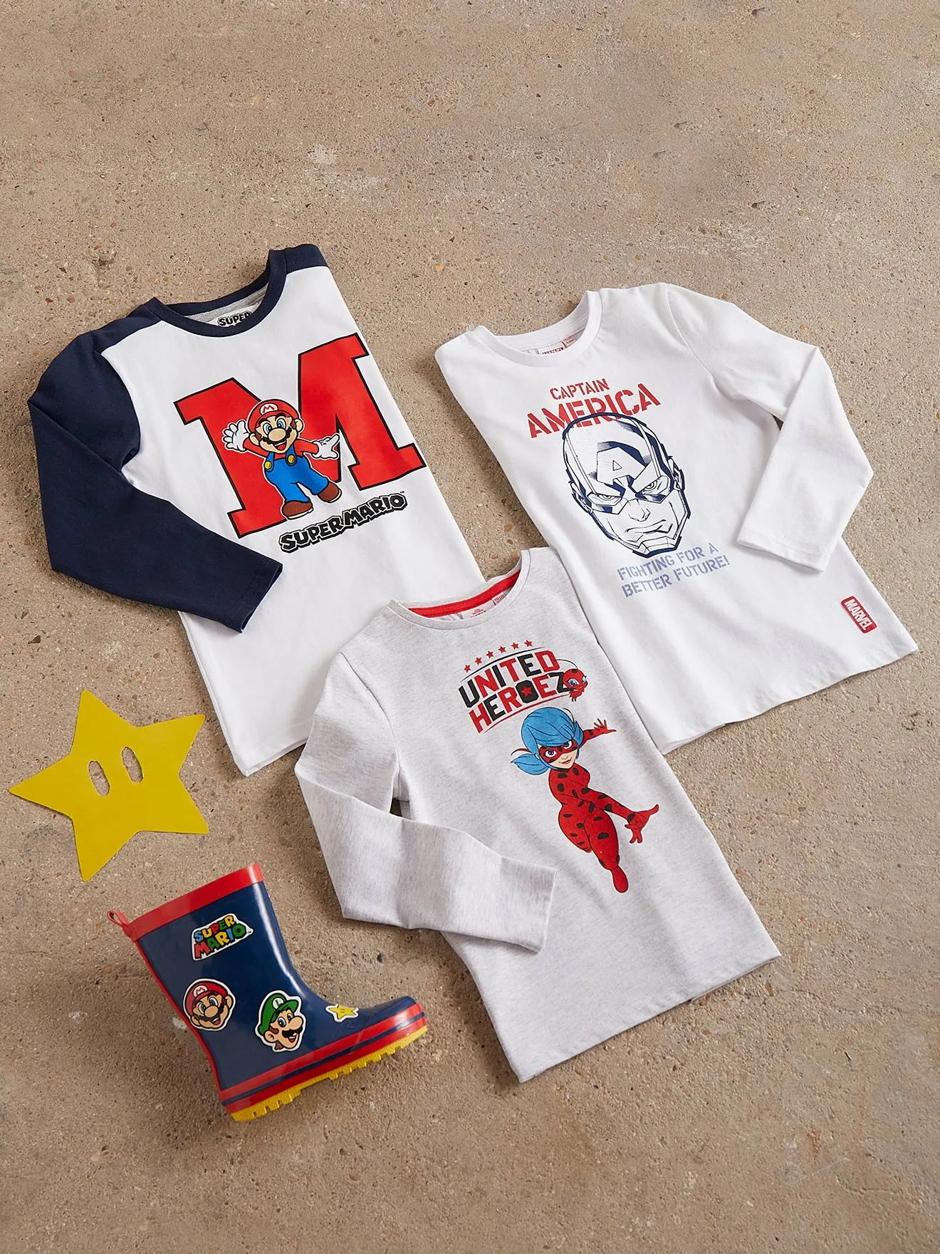SUPER MARIO  SUPER MARIO®REGENLAARZEN  BLAUW