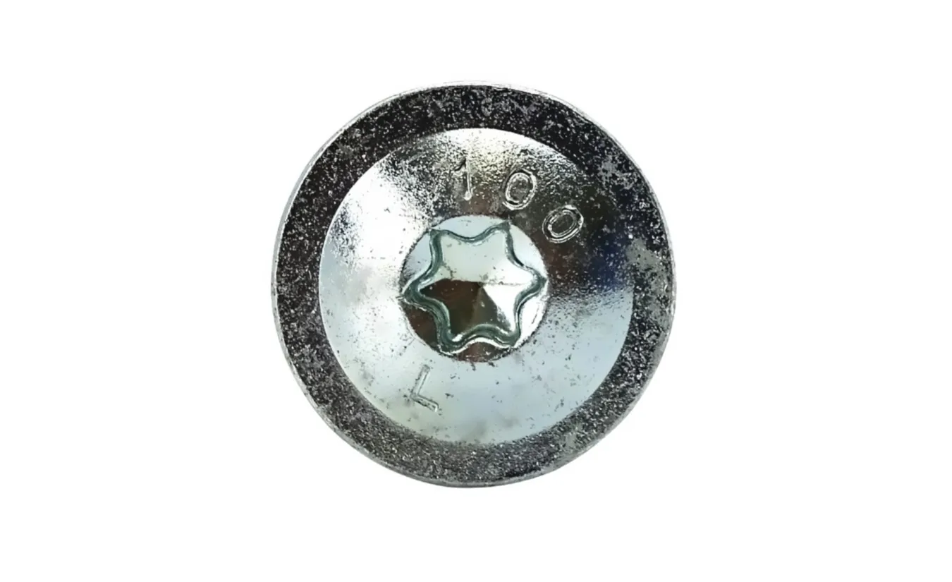 Tellerkopschroeven 8x480 torx verzinkt 50 stuks