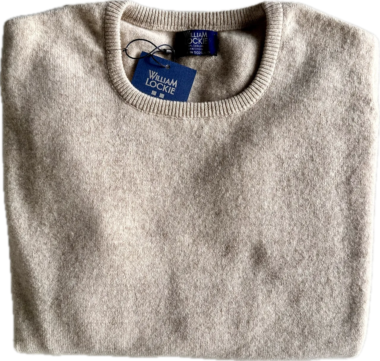 TRUI LAMSWOL  RONDE HALS  LINEN
