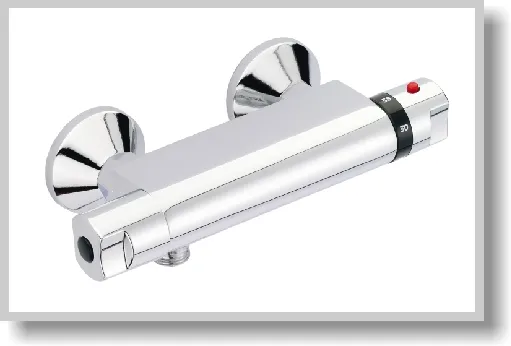 UNIVERSELE THERMOSTATISCHE DOUCHEMENGKRAAN 12CM CHROOM