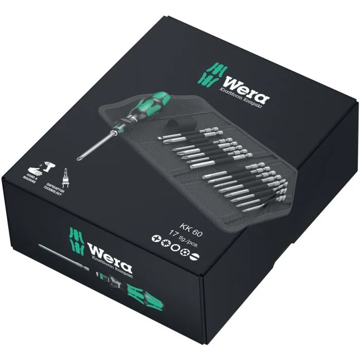 WERA KRAFTFORM KOMPAKT 60, 17 DELIG