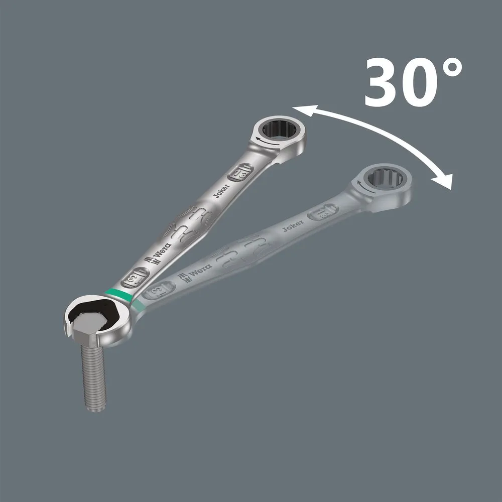WERA STEEK EN RINGRATELSLEUTEL JOKER SW 18MM