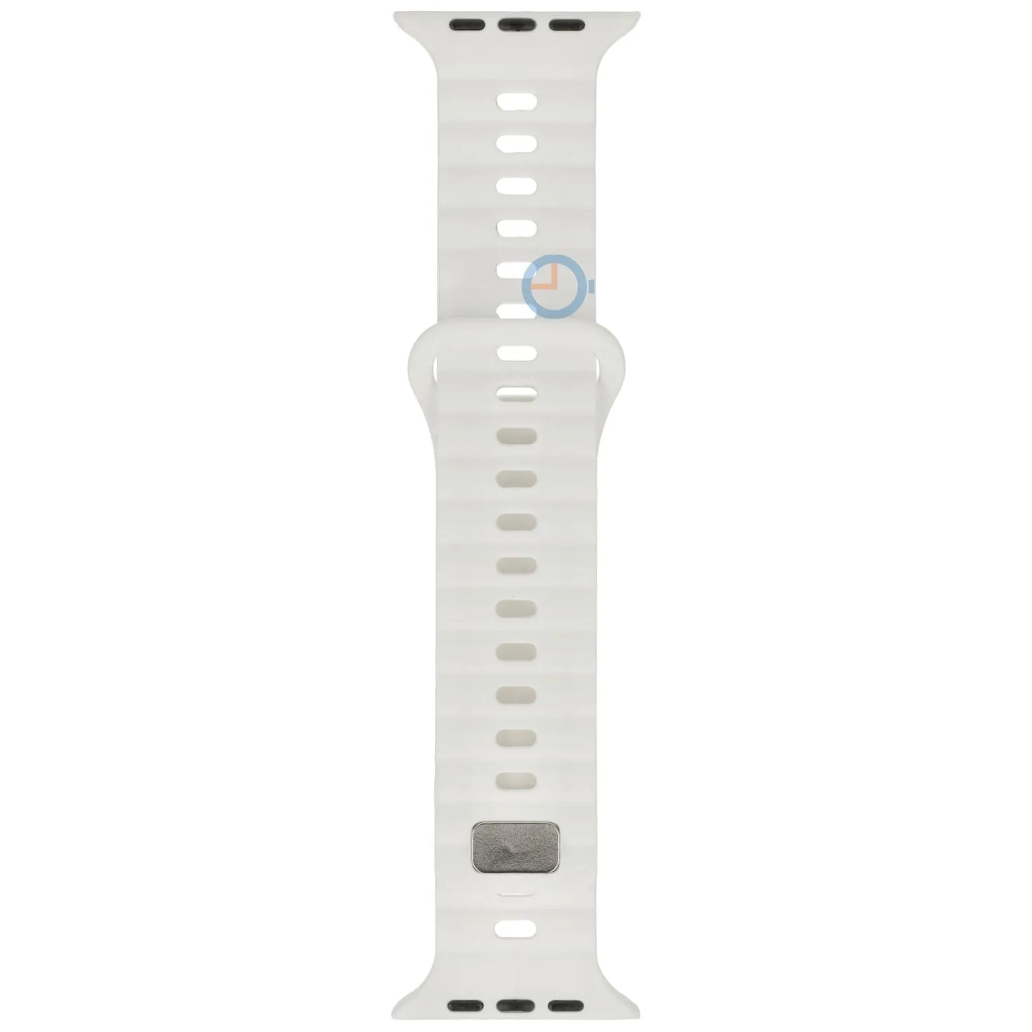 WHITE APPLE WATCH BANDJE  45MM